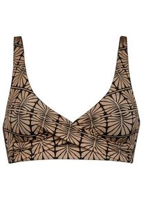 watercult Artisan Vibe Cross-Over Bikini Top Bikini-Top Damen (Gr 44 - Cup: C |weiß)