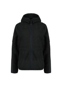Stoic NorrvikSt Pile Fleece Hoody Fleecejacke Damen (Gr 34 |schwarz)