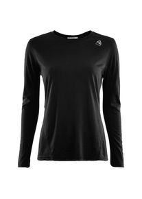 Aclima LightWool Sportshirt Merinoshirt Damen (Gr S |schwarz)