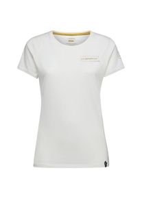 La Sportiva Mantra T-Shirt T-Shirt Damen Bouldern (Gr L |weiß/grau)