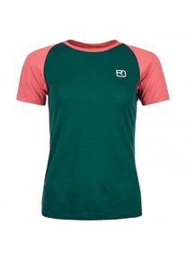 Ortovox 120 Tec Fast Mountain T-Shirt Merinoshirt Damen (Gr S |grün)