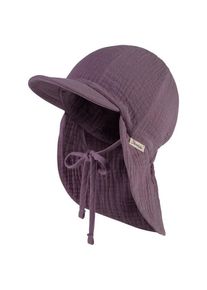 Sterntaler Schirmm&uuml;tze Nacken Musselin Bindeband Cap Kinder Alltag (Gr 53 cm |lila)