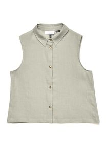 Mazine Sleeveless Linen Blouse Bluse Women (Gr XL |beige)