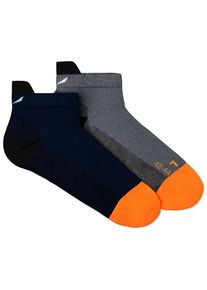Salewa MTN TRN All Mountain Low Sock Wandersocken Herren (Gr 39-41 |blau)