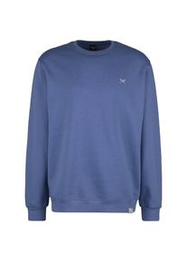 Iriedaily Mini Flag 2 Crew Pullover Herren Alltag (Gr XL |blau)