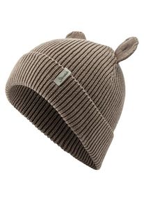 Mütze Sterntaler Strickmütze Ohren Kinder (Gr 47 cm |braun)