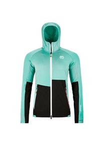 Ortovox Fleece Rib Hoody Fleecejacke Damen (Gr XS |türkis)