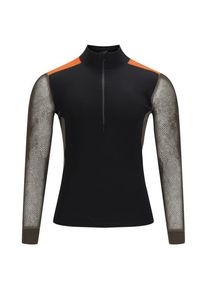 Aclima WoolNet Hybrid Mockneck Merinounterwäsche Herren (Gr XXL |schwarz)