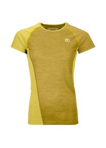 Merinoshirt Ortovox 120 Cool Tec Fast Upward T-Shirt Damen (Gr S |gelb)
