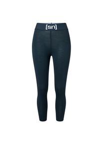 super.natural Tundra 175 Tight 3/4 Lange Unterhose Damen (Gr S |blau)