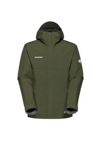 Regenjacke Mammut Treeline Light Hardshell Hooded Jacket Herren (Gr L |oliv |wasserdicht)