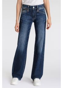Herrlicher Damen Bootcut-Jeans "Prime New Recycled Denim Light"whale, casual, Gr. 33, Denim/Jeans, Obermaterial: 98% Baumwolle, 2% Elasthan, Jeans,