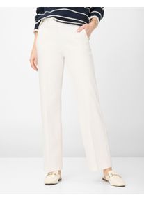 Raphaela by Brax Damen Marlenehose Style LILLYTH FLARED OFF-WHITE, cremeweiß, Gr. 46
