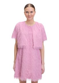 Vera Mont Damen Bolerojacke "Vera Mont Bolero-Jacke mit Fransen"peony blush, elegant, Gr. 40, Obermaterial: 100% Polyester. Futter: 100% Polyester.,