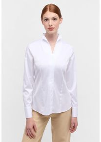 Eterna Damen Hemdbluse "REGULAR FIT", weiß, modisch, Gr. 52, 95% cotton, 5% Elasthan, Blusen, EASY IRON (bügelleicht)