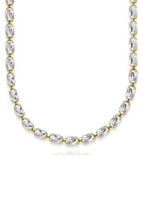 Firetti Damen Kette ohne Anhänger "Schmuck Geschenk Silber 925 Halsschmuck Halskette Kugelkette", 45, Silber 925 (Sterlingsilber), B: 2,8mm, gold,