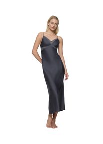 Triumph Damen Nachthemd "Silky Sensuality NDW Lace", Gr. 42, grau, Satin, Obermaterial: 100% Lyocell. Spitze: 88% Polyamid, 12% Elasthan, unifarben,