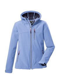 Killtec Kinder Softshelljacke "Girls Softshelljacke", lila, sportlich, Gr. 128, Oberstoff: Oberseite: 100% Polyester, Rückseite: 100% Polyester,