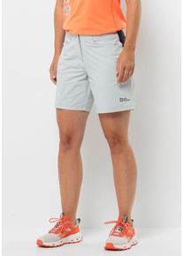 Jack Wolfskin Damen Shorts "GRAVEX SHORTS W", grau, Gr. 36, Style:1. Oberstoff 84% POLYAMID, 16% ELASTHAN; 2. Oberstoff 62% POLYAMID, 38% ELASTHAN;