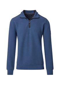Casamoda Herren Sweatshirt "Casamoda Sweatshirt uni", blau, Gr. XXL, 95% Baumwolle, 5% Elasthan, Sweatshirts