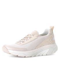 Damen Slip-On Sneaker, Gabor Rollingsoft, Gr. 36, beige, Textil, Kalbsleder, meliert, sportlich, Schuhe, Freizeitschuh, Halbschuh, Slipper mit