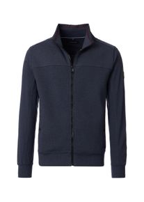 Casamoda Herren Sweatjacke "Casamoda Sweatjacke uni", blau, Gr. XXL, 62% Baumwolle, 35% Polyester, 3% Elasthan, Sweatjacken