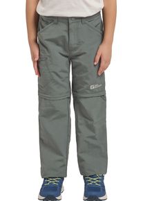 Jack Wolfskin Kinder Zip-off-Hose "SAFARI ZIP OFF PANTS K", grün, Gr. 92, Oberstoff: 100% POLYAMID; Futter 1:00% POLYESTER, Hosen