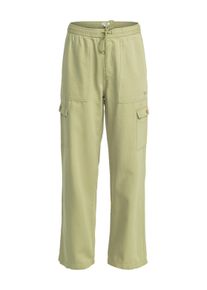 Roxy Damen Cargohose "Precious", grün, Gr. M, 51% Baumwolle, 49% Lyocell, Hosen