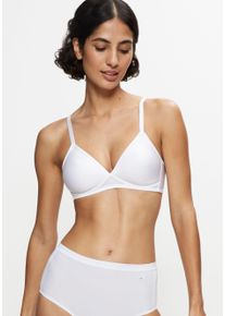 Triumph Damen Bügelloser BH "Soft Sensation P X", Gr. 90, weiß, Microtouch, Obermaterial: 47% Polyamid, 38% Polyester, 15% Elasthan, unifarben,