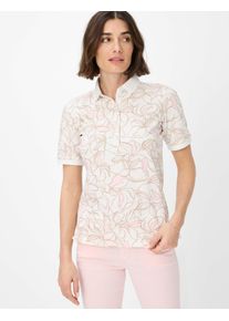 Brax Damen Poloshirt "Style CLEO", weiß, Gr. 46, 97% Baumwolle, 3% Elasthan, Shirts
