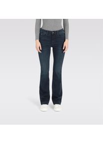MAC Damen Bootcut-Jeans "Dream-Boot", blau, casual, Gr. 34, Denim/Jeans, Obermaterial: 90% Baumwolle, 7% Elastomultiester, 3% Elasthan, Jeans, Gerade