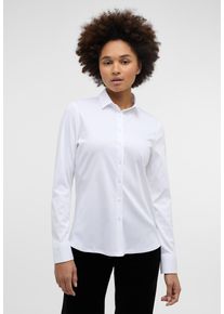 Eterna Damen Hemdbluse "FITTED", weiß, casual, Gr. 44, 100% cotton, Blusen, EASY IRON (bügelleicht)