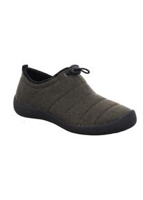 Rohde Damen Hausschuh "OLBIA", Gr. 40, grün, Filz, meliert, klassisch, Schuhe, Homeslipper, Wohlfühlschuh mit Schnellverschluss