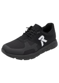 RIEKER SPORT Herren Slip-On Sneaker "Preston", Gr. 47, schwarz, Nubuklederimitat, Textil, sportlich, Schuhe, Running-Sneaker aus der neuen Christoph