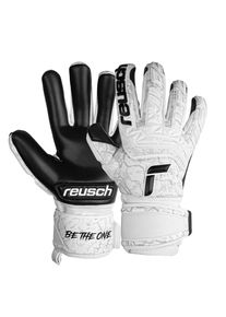 Reusch Damen Torwarthandschuhe "Attrakt Freegel Infinity", schwarz-weiß, sportlich, Gr. 10,5, mehrfarbig, 56% Elastodien, 34% Polyester, 5%