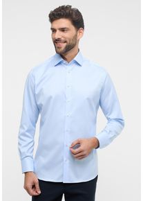 Eterna Herren Langarmhemd "MODERN FIT", blau, Gr. 40, Twill, 100% cotton, Hemden, NON IRON (bügelfrei)