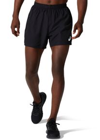 asics Herren Laufshorts "CORE 5IN SHORT", schwarz, sportlich, Gr. XXL, Obermaterial: 100% Polyester. Futter: 100% Polyester, Hosen