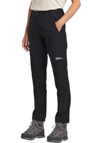 Jack Wolfskin Damen Outdoorhose "ANDUR PANTS W", schwarz, Gr. 34, Oberstoff: 70% POLYAMID, 20% POLYAMID, 10% ELASTHAN; Kontrastmaterial 1: 91%