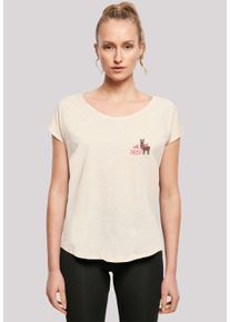 F4NT4STIC Damen T-Shirt "Christmas Deer", weiß, casual, Gr. XL, Obermaterial: 100% Baumwolle, Shirts, Premium Qualität, Rock-Musik, Band