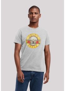 F4NT4STIC Herren T-Shirt "Guns 'n' Roses Vintage Bullet Logo", grau, casual, Gr. XXXL, Obermaterial: 100% Baumwolle, Shirts, Premium Qualität