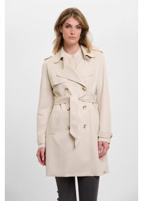 Rino & Pelle RINO & PELLE Damen Trenchcoat "KYONA", beige, casual, Gr. 46, unifarben, Web, Obermaterial: 94% Polyester, 6% Elasthan, Mäntel, mit Reverskragen und