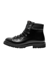 Henry Stevens Herren Schnürboots "Barkley HB3", Gr. 40, schwarz, Leder, klassisch, Schuhe