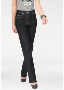 Arizona Damen Gerade Jeans "Annett", schwarz, Basic, Gr. 48, Jeans, Obermaterial: 98% Baumwolle, 2% Elasthan, Jeans, bequeme Passform,