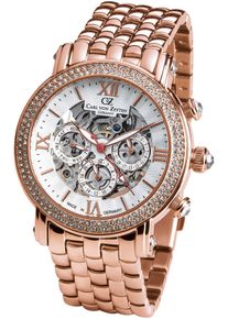 Carl von Zeyten Damen Multifunktionsuhr "Kniebis", rosa, Armbanduhren, Armbanduhr, Damenuhr, Automatikuhr, Made in Germany, Datum
