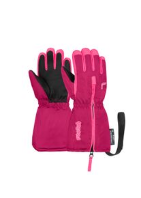 Reusch Kinder Skihandschuhe "Tom", lila, klassisch, Gr. 3, mehrfarbig, 82% Polyester, 18% Polyurethan, Handschuhe, mit langer Stulpe