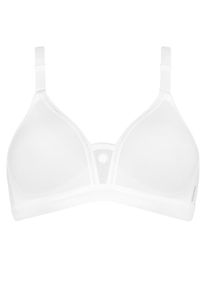 Damen Sport-BH "Triaction Trophy N", triaction by Triumph, Gr. 80, weiß, Single Jersey, Obermaterial: 53% Polyamid, 24% Baumwolle, 22% Elasthan