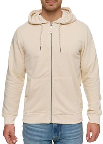 INDICODE Herren Kapuzensweatjacke "INPonto", grau, modisch, Gr. XXL, unifarben, Sweatware, Obermaterial: 60% Baumwolle, 40% Polyester, Sweatjacken