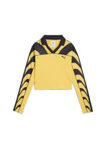 Puma Damen Trainingsshirt "Road To Unity Tee Fußballtrikot Damen", gelb, Gr. M, Obermaterial: 100% Polyester; Rippe: 3% Elasthan, 97% Polyester,