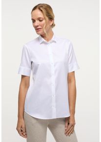Eterna Damen Hemdbluse "REGULAR FIT", weiß, klassisch, Gr. 46, 100% cotton, Blusen, EASY IRON (bügelleicht)