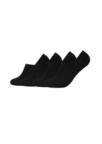 s.Oliver Damen Füßlinge "Füßlinge 4er Pack", Gr. 35, schwarz, 74% Baumwolle 24% Polyamid 2% Elasthan, uni, Socken